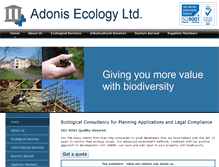Tablet Screenshot of adonisecology.co.uk